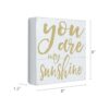 Barnyard Designs Letrero de madera You Are My Sunshine