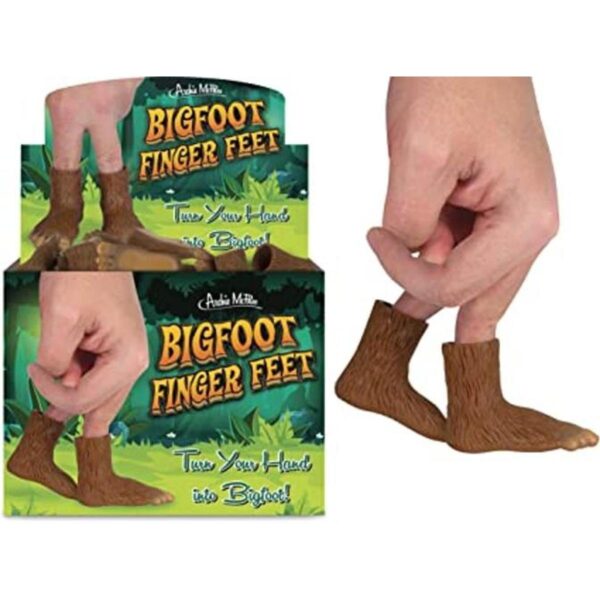 Archie McPhee Bigfoot Pies para dedo 2 unidades_1