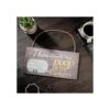 Jetec Letrero para colgar en madera de Thou Shalt Not Poop