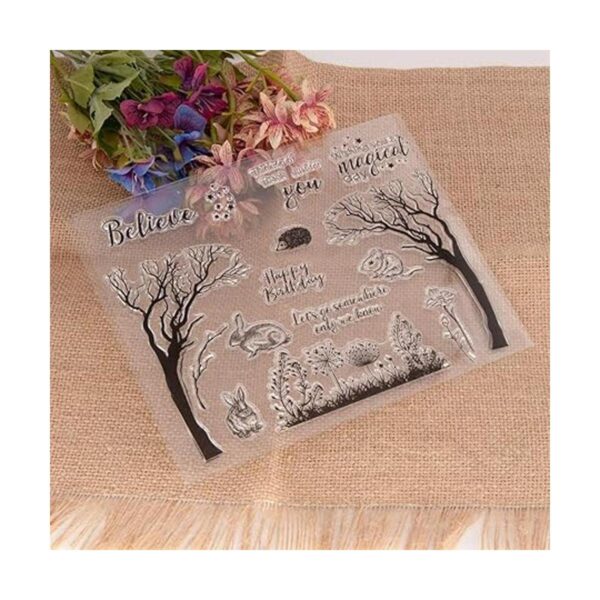 KWELLAM Tree Rabbit Believe Thank just for you Happy_5