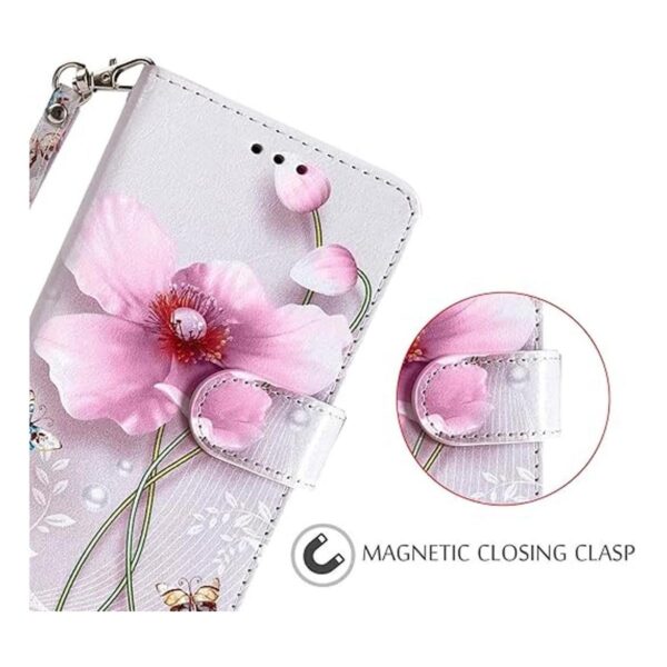 JanCalm Funda tipo cartera para iPhone XR bonito patrón_5
