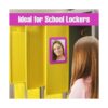 Espejo magnético de cristal para casillero escolar nevera
