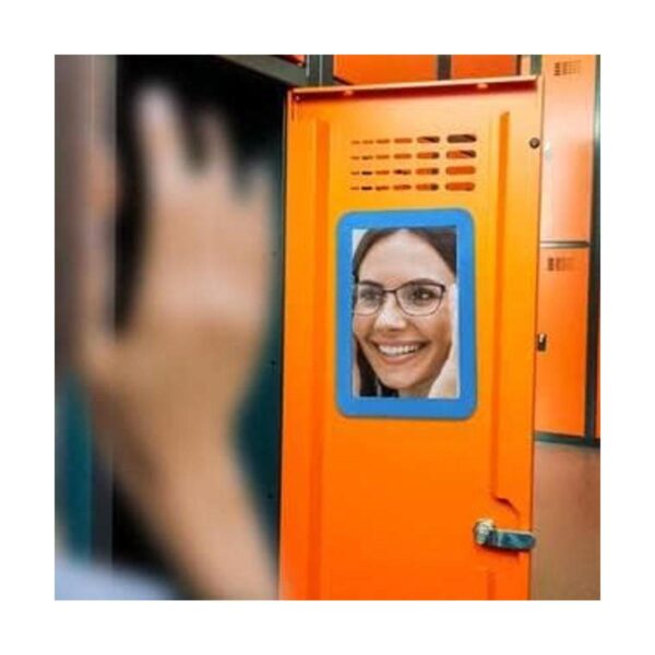 Espejo magnético de cristal para casillero escolar nevera