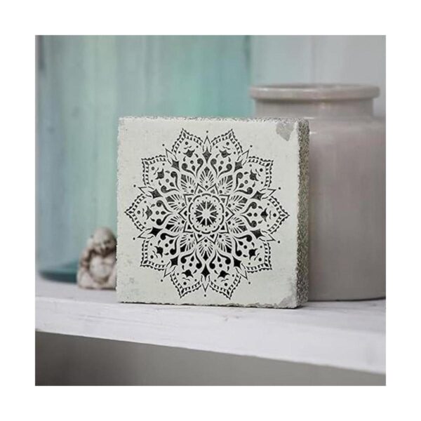 Paquete de 4 plantillas de mandala de 12 x 12 pulgadas