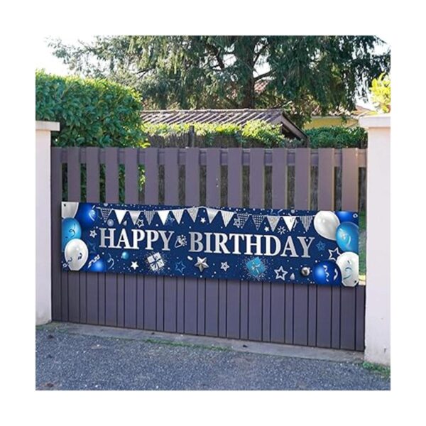 Pancarta de patio para regalos de feliz cumpleaños