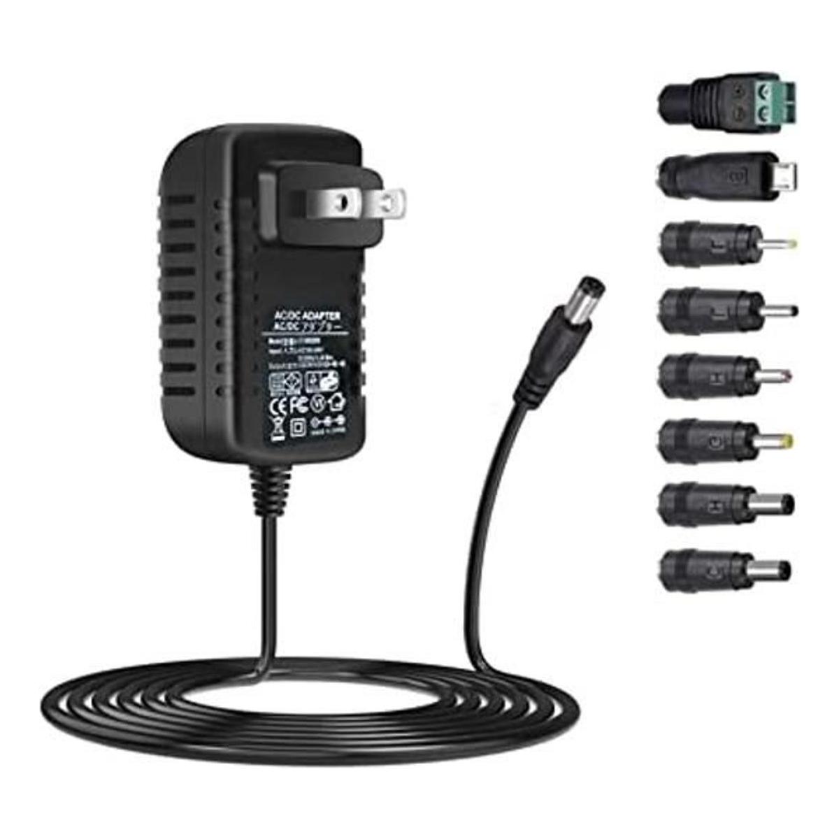 Adaptador de CA 9V 2A Fuente de alimentación AC110V a DC9V