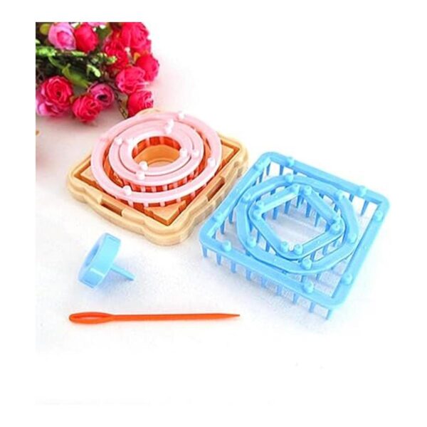 Kit de telar para tejer flores Alimitopía juego de