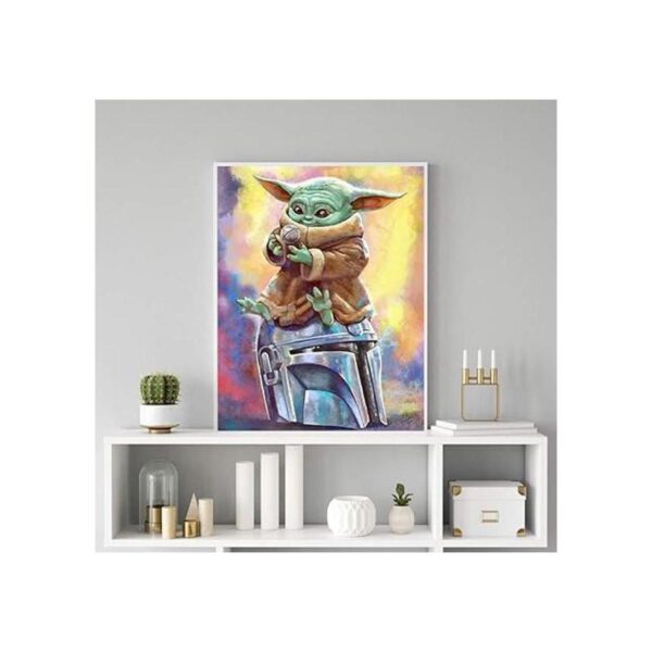 Pintura por números para adultos y niños Star Wars Baby_5