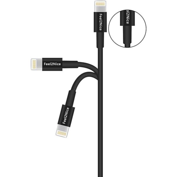 FEEL2NICE Cable de carga de 11.5 ft para cable de carga_2