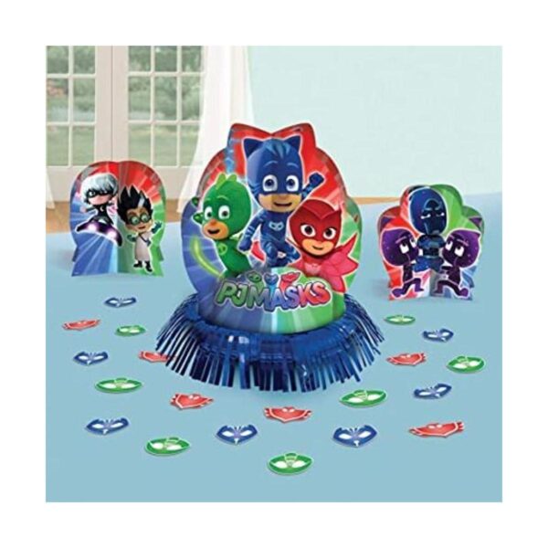 amscan PJ Masks Centros de mesa y confeti 1 juego_1