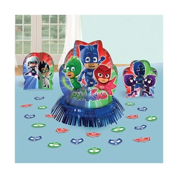 amscan PJ Masks Centros de mesa y confeti 1 juego_2