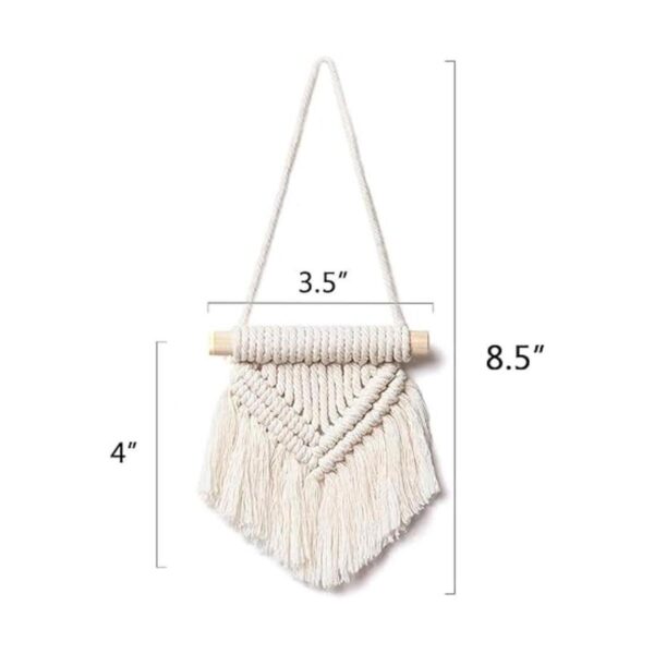 Mkono Macramé para colgar en la pared juego de 3 bonitos