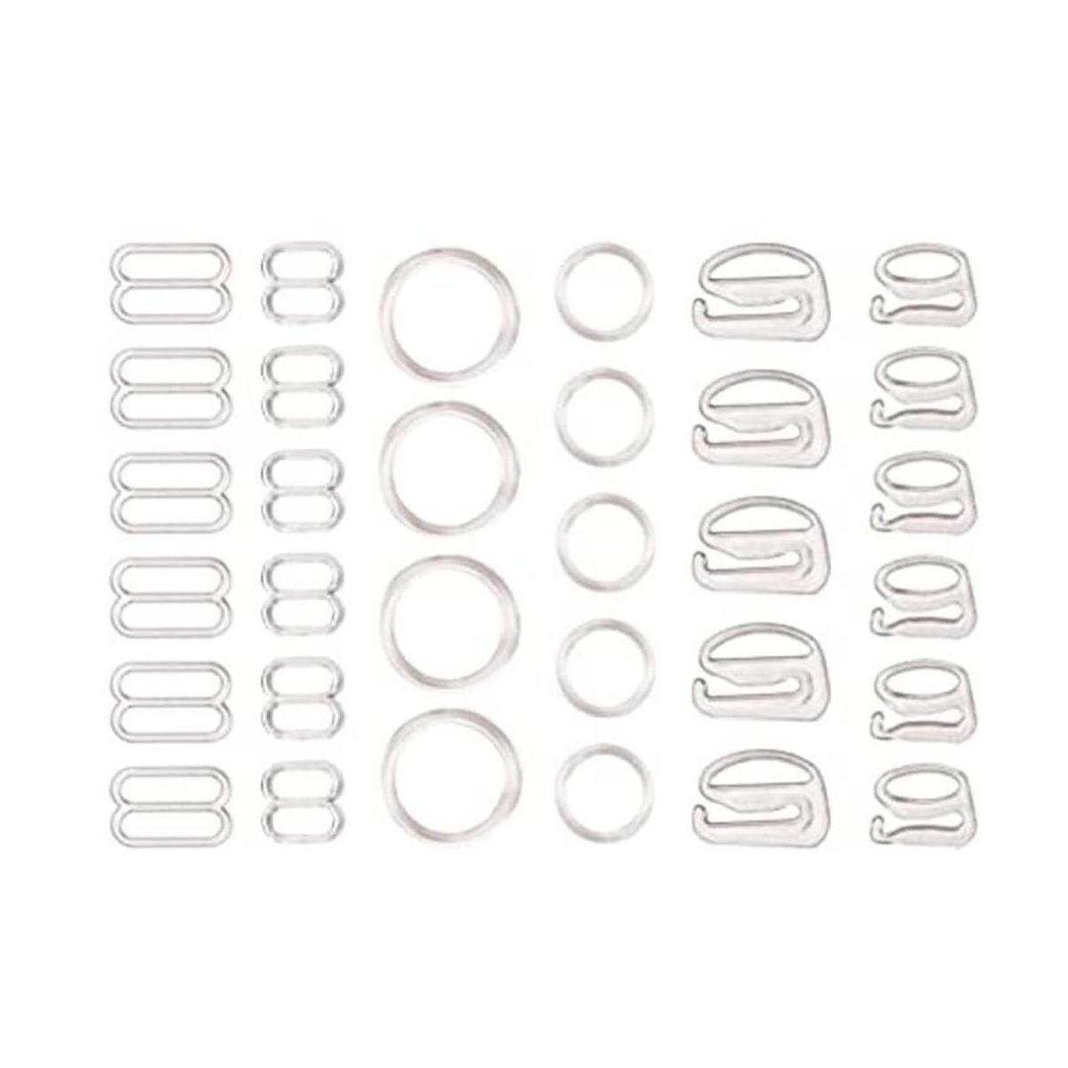 Tupalizy 240 ganchos transparentes para coser bikini