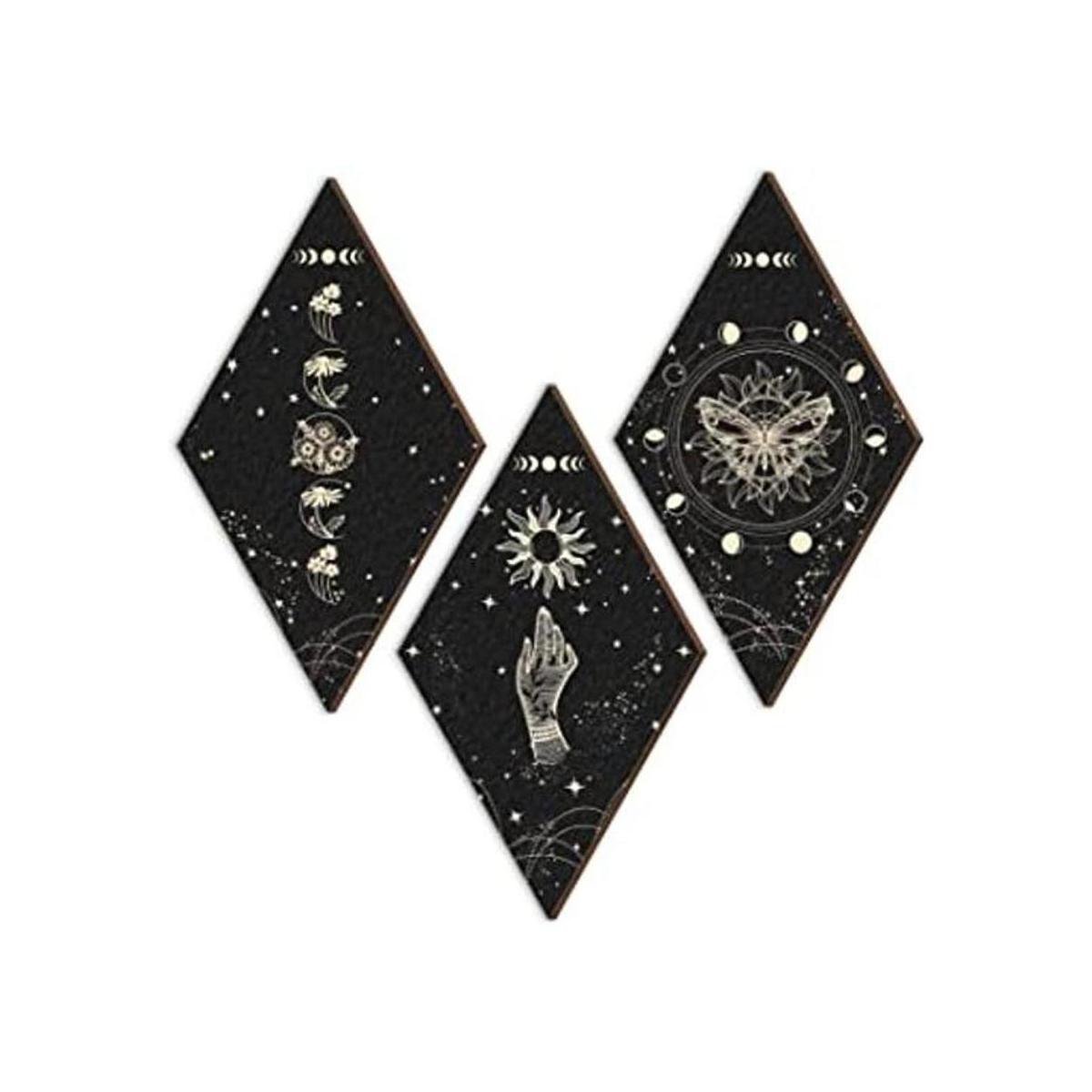 3 piezas minimalistas de decoración de pared bohemia para