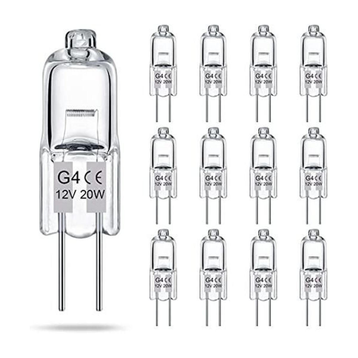 Bombilla G4 paquete de 12 bombillas halógenas