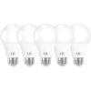 LE Bombillas LED 60 W equivalente a 800 lúmenes no