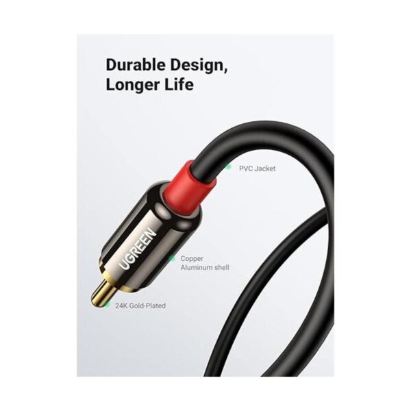 UGREEN Cable RCA de 0.138 in a RCA adaptador de audio RCA_6