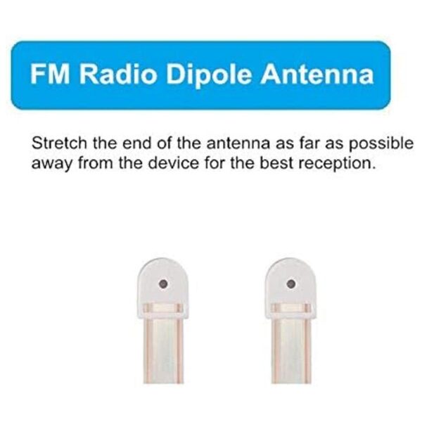 Ancable Antena FM 300 Ohm en forma de T Dipolo Radio Ant_2