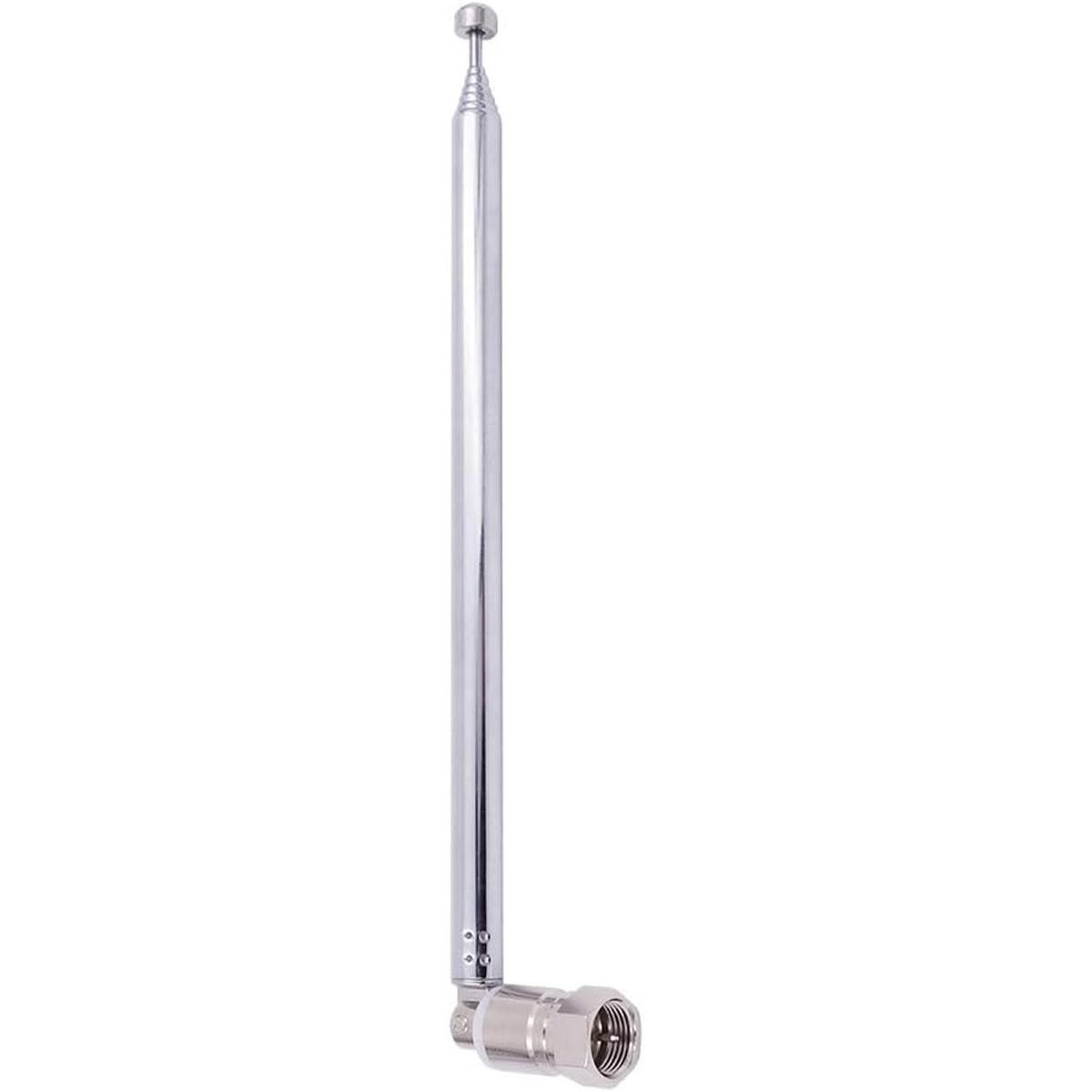 Fancasee Antena FM telescópica de 75 ohmios con tornillo