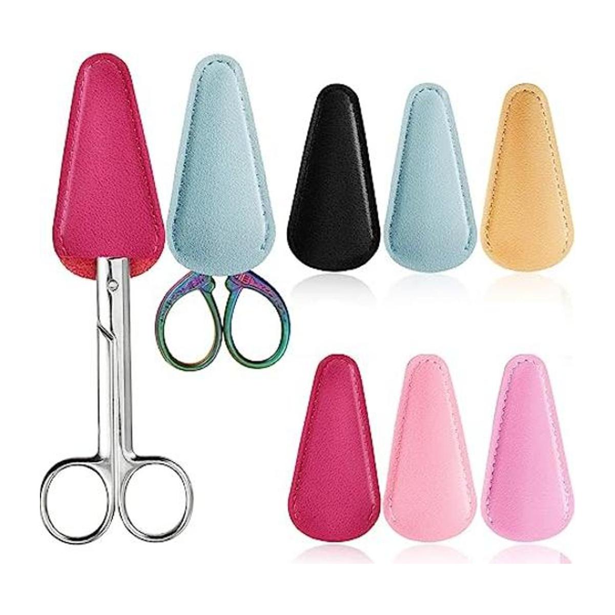 Funda de piel de seguridad para tijeras 6 piezas