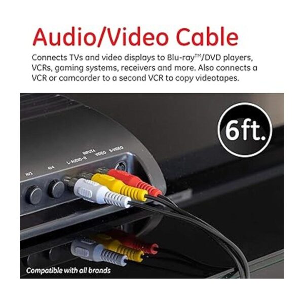 GE 23216 Cable compuesto de audiovideo conectores_2