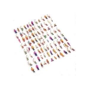 100 piezas 1100 HO escala modelos personas conjunto