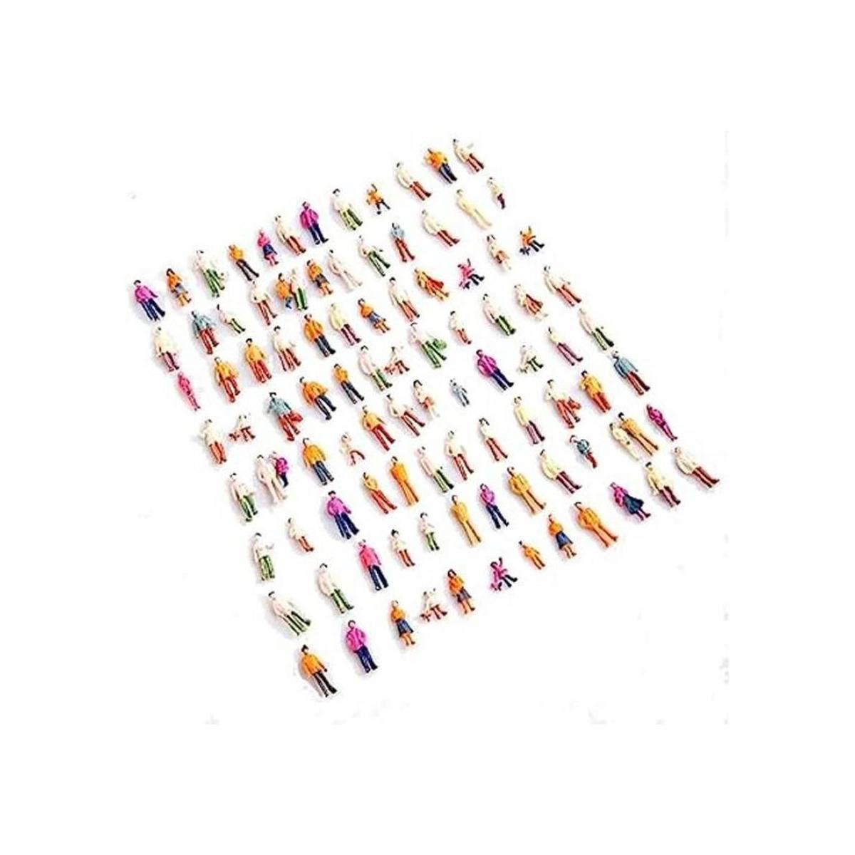 100 piezas 1100 HO escala modelos personas conjunto