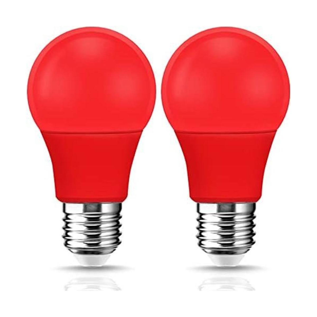 Bombilla LED roja equivalente a 60 W bombillas LED A19