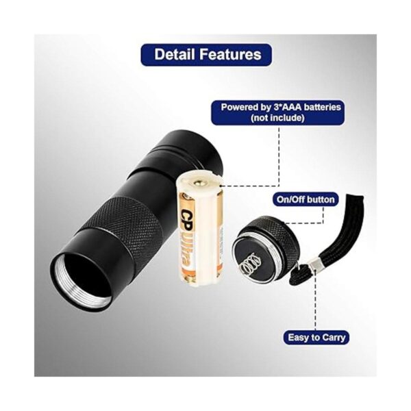 Simple Deluxe S1000 Linterna táctica LED con zoom no_3