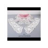 MAMUNU 2 piezas de cuello de encaje blanco cuello de tela