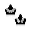 MAMUNU 2 piezas de cuello de encaje blanco cuello de tela