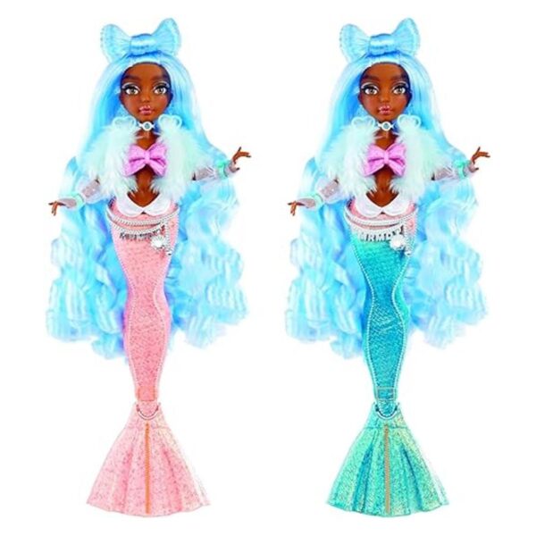 MERMAZE MERMAIDZ Muñeca de moda Shellnelle con traje de_4
