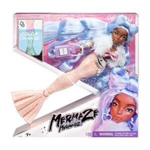 MERMAZE MERMAIDZ Muñeca de moda Shellnelle con traje de_1