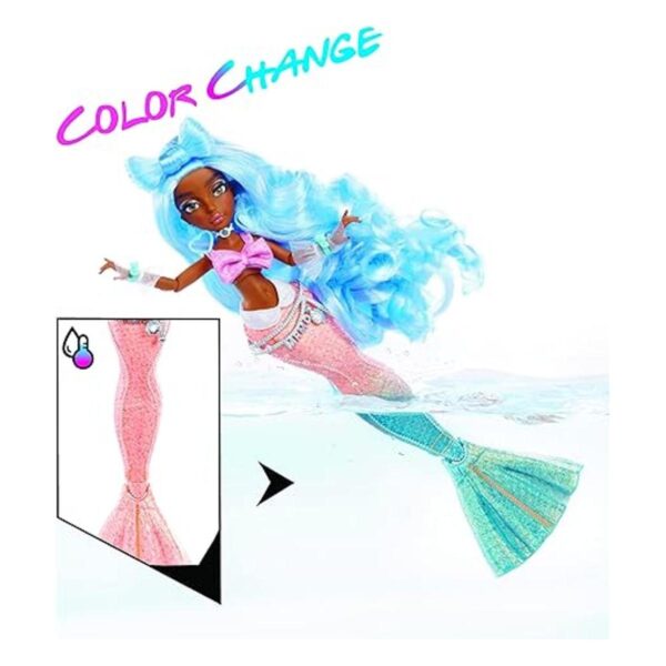 MERMAZE MERMAIDZ Muñeca de moda Shellnelle con traje de_2