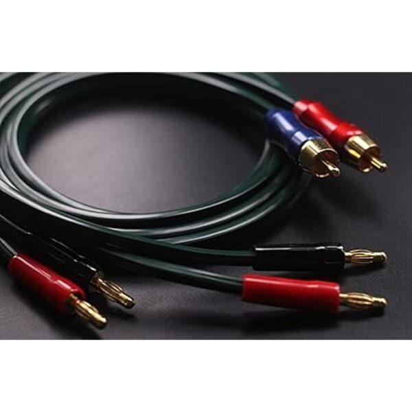 KK Cable CJN OFC Par de cables de altavoz con RCA macho_3