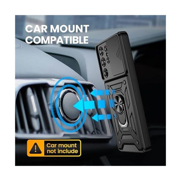 VEGO Funda para Galaxy S21 Ultra con soporte para cámara_5