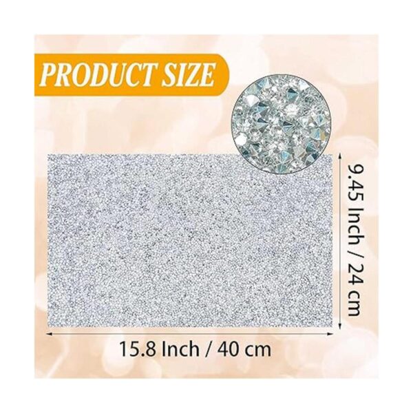 Adhesivo de resina brillante con diamantes de imitación_2