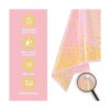 108x54 4 Packs Pink and Gold Disposable Party Tablecloth