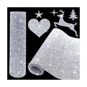 Adhesivo de resina brillante con diamantes de imitación_1