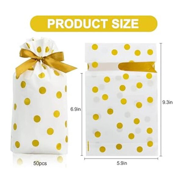 BEISHIDA 50 bolsas pequeñas de regalo con cordón bolsa de_2