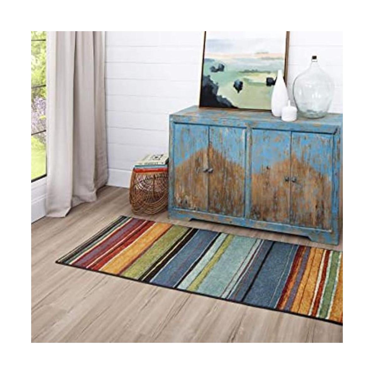 Mohawk Home Alfombras de área arcoíris 2 pies x 5 pies