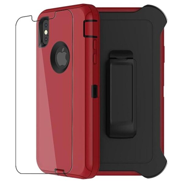Funda para iPhone Xs Max resistente resistente 4 en 1_1