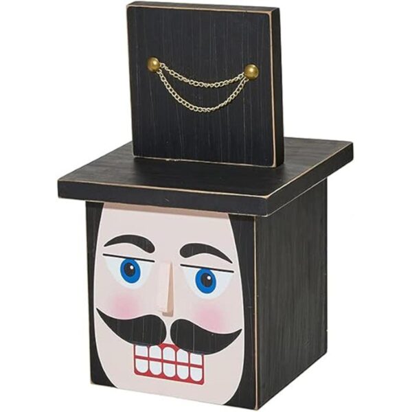 Glitzhome Juego de bloques de letras decorativas de madera