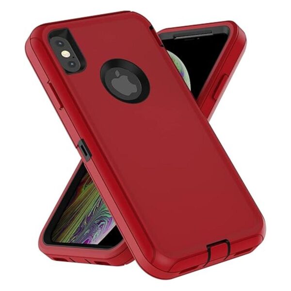 Funda para iPhone Xs Max resistente resistente 4 en 1_5