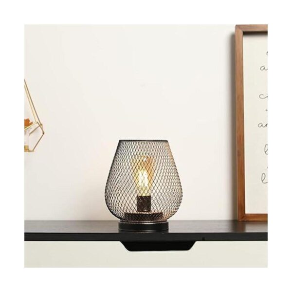 JHY DESIGN Linterna LED de jaula metálica con luz de_4