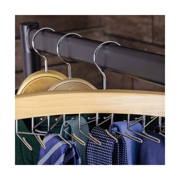 HANGERWORLD Soporte organizador de corbatas colgante_6