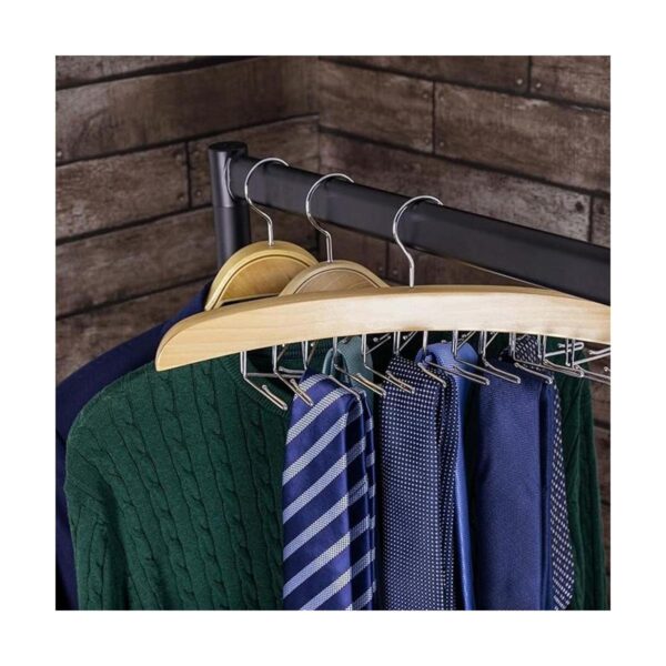 HANGERWORLD Soporte organizador de corbatas colgante_5
