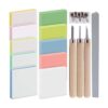 Rustark Kit de bloques de tallado mixto de 14 piezas con