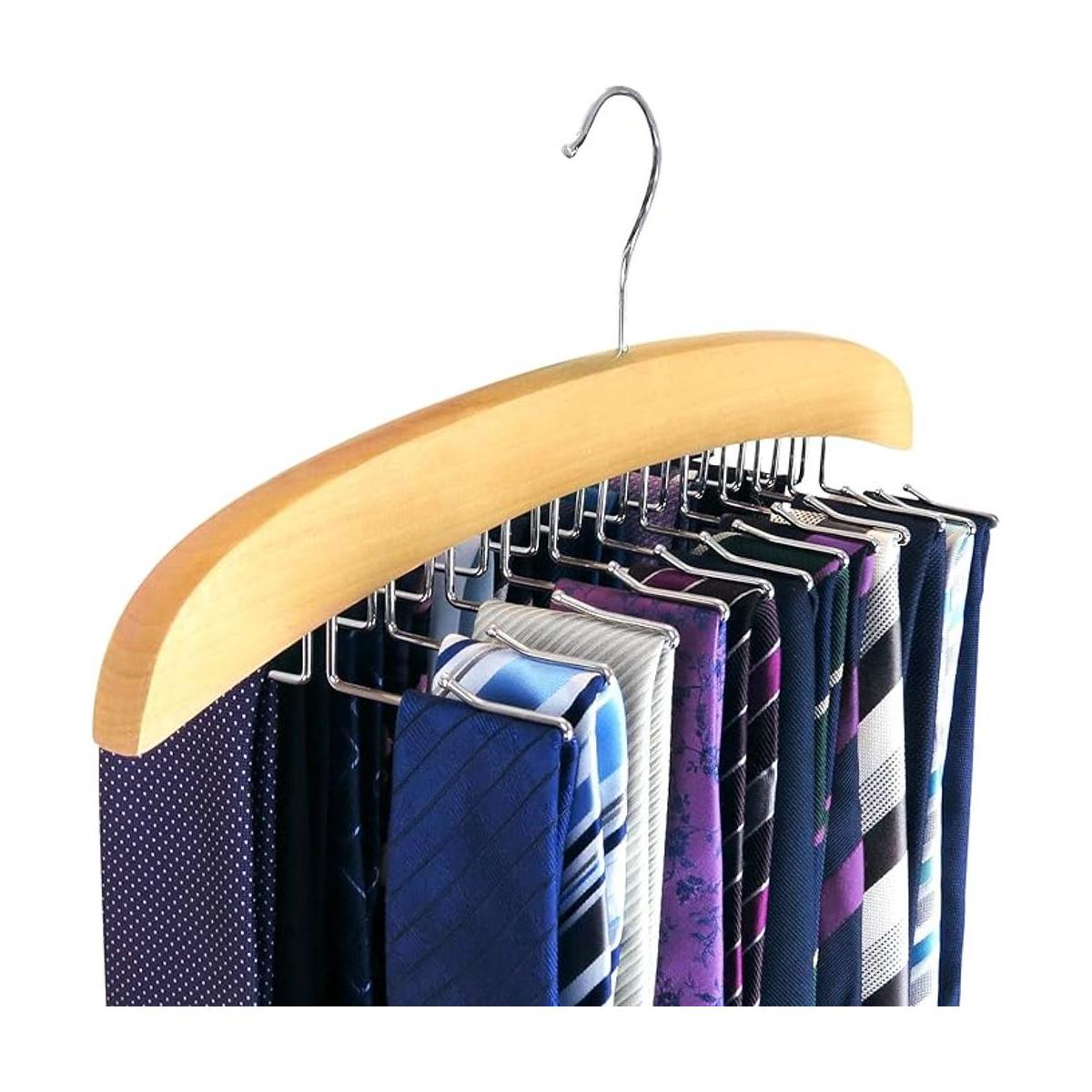 HANGERWORLD Soporte organizador de corbatas colgante