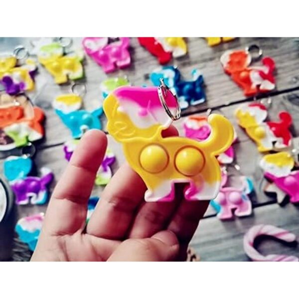 Llavero Fidget con burbujas mini juguete sensorial de_2